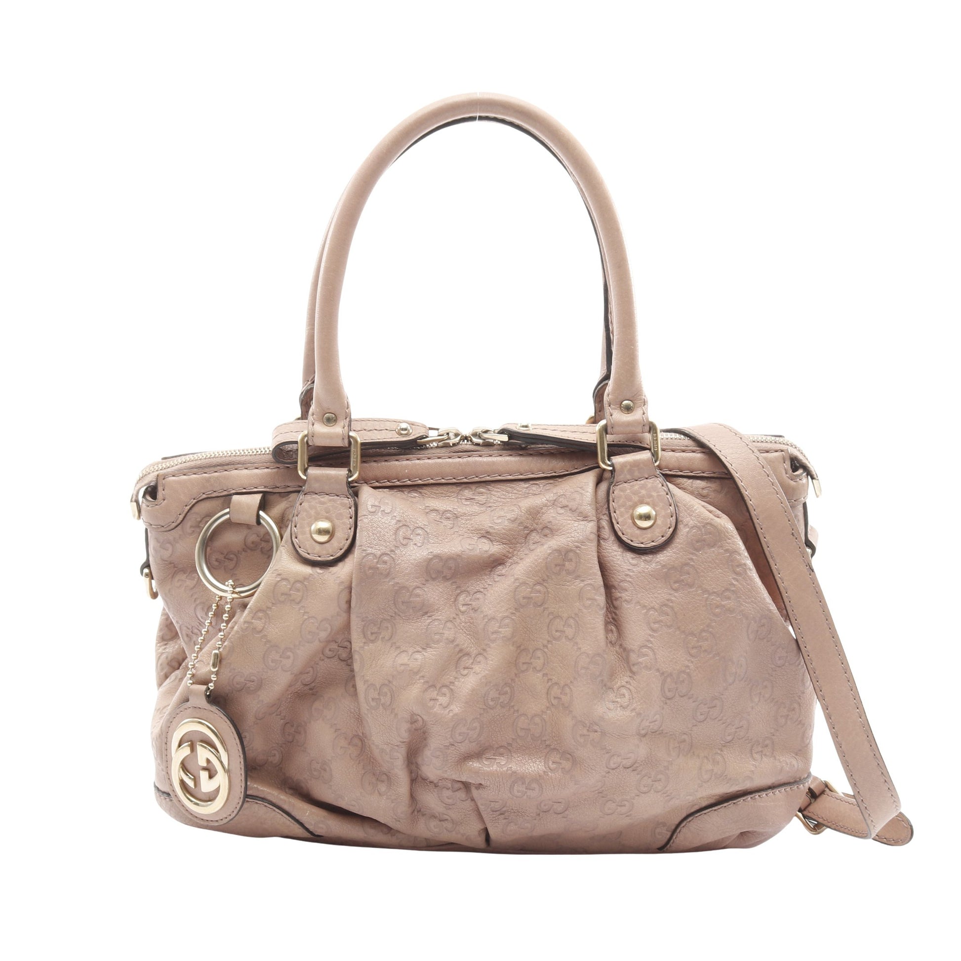 スーキー ハンドバッグ レザー ダスティピンク 2WAY グッチ バッグ GUCCI