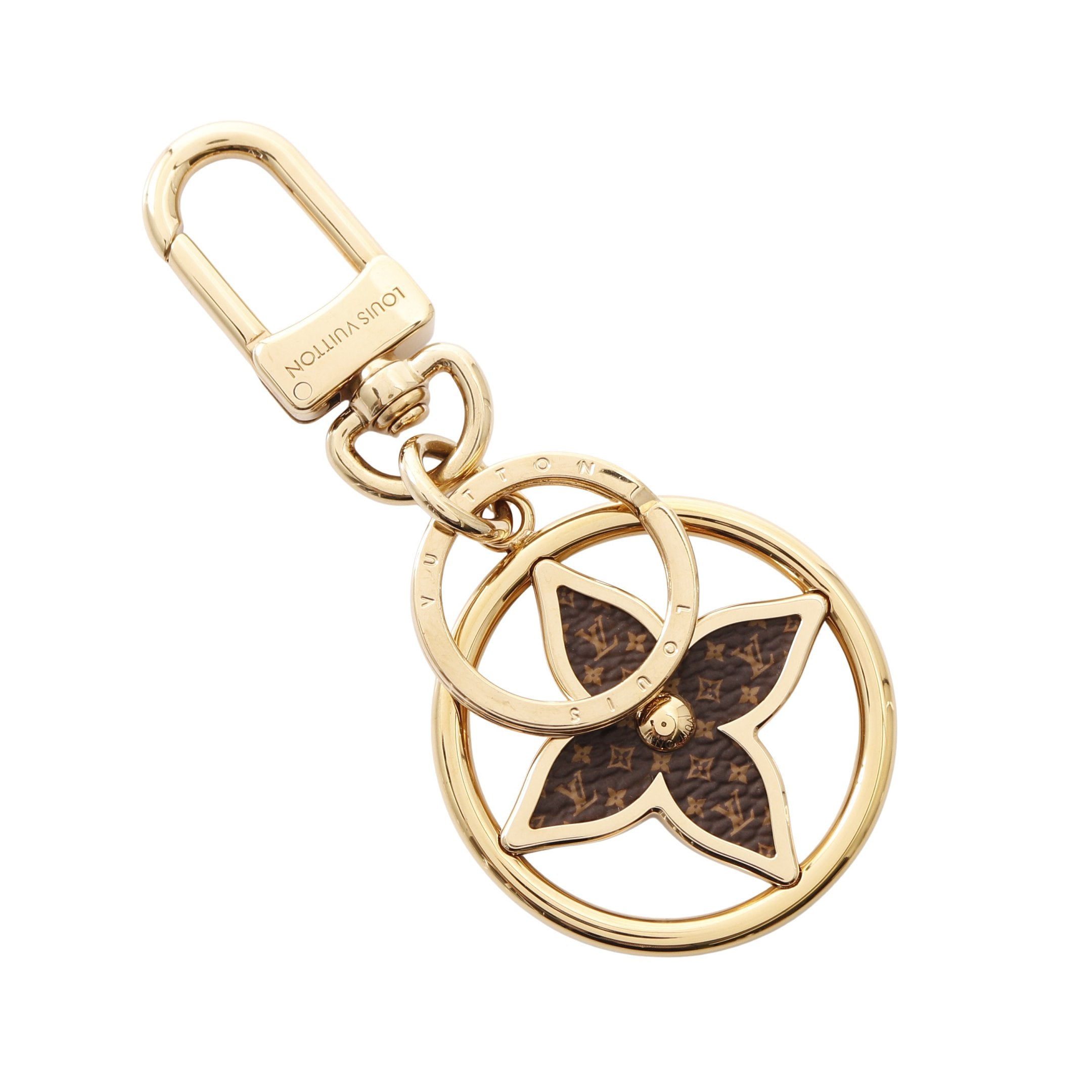 LOUIS VUITTON キーチェーン ゴールド GP M58021 ルイヴィトン LOUIS