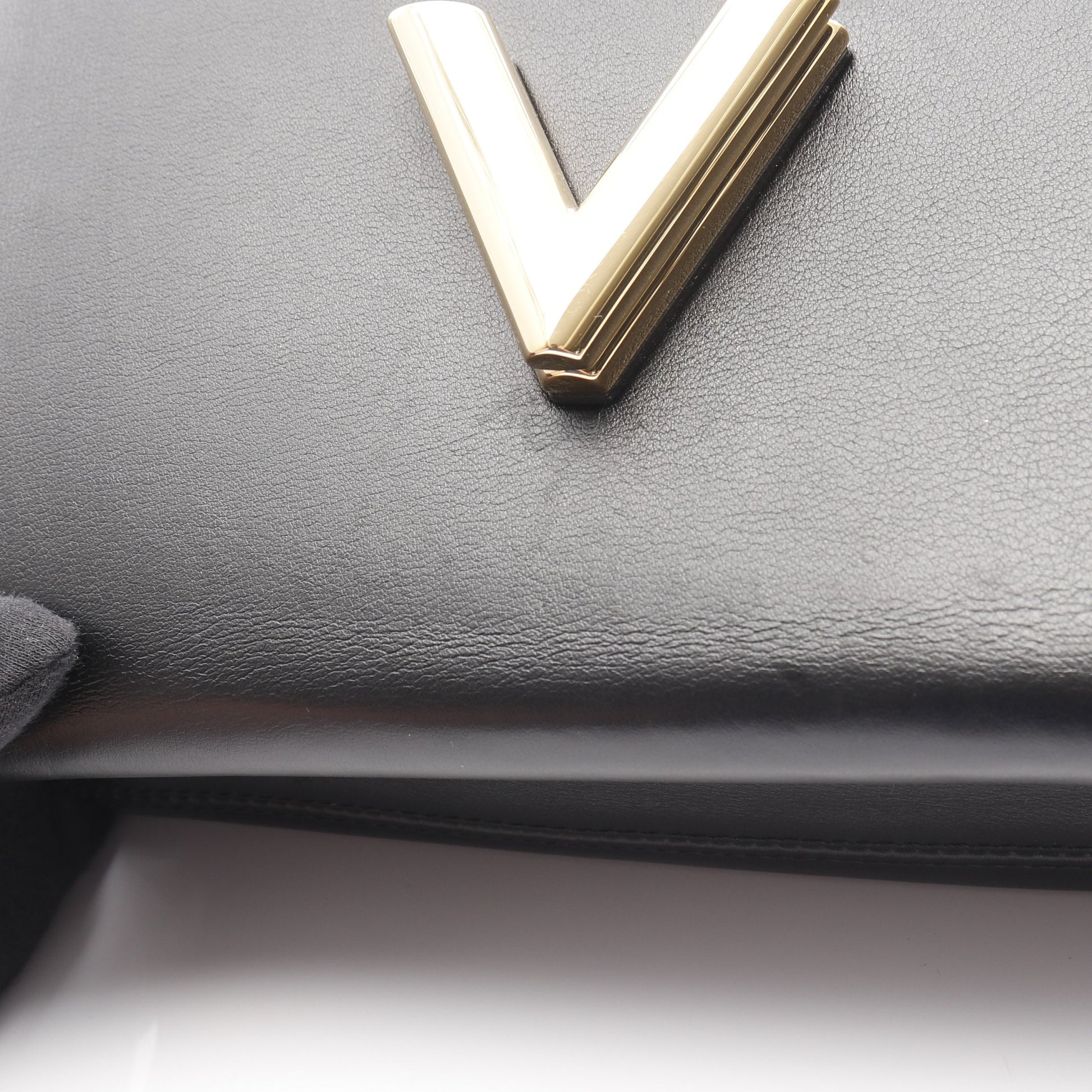 ツイストMM Since1854 ハンドバッグ レザー コットン ブラック ホワイト グレー 2WAY ルイヴィトン バッグ LOUIS VUITTON