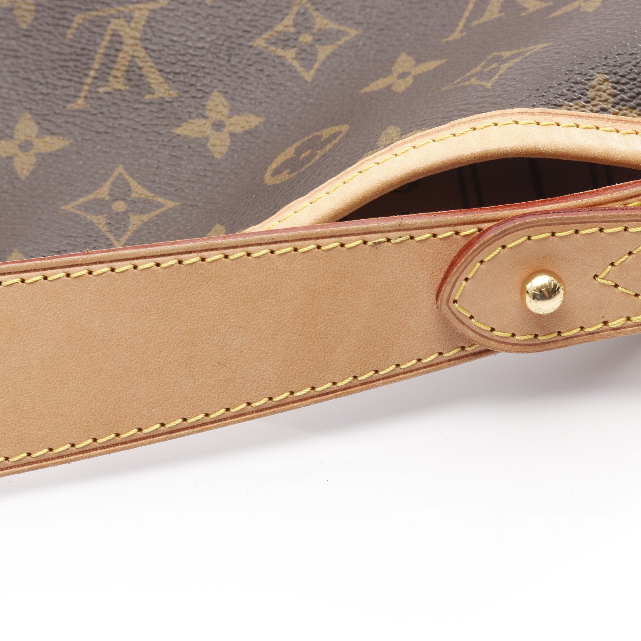 LOUIS VUITTON ルイヴィトン モノグラム ディライトフルPM ハンドバッグ トートバッグ ワンショルダーバッグ ブラウン レザー×PVC M40352 ゴールド金具 ディライトフルPM モノグラム ワンショルダーバッグ PVC レザー