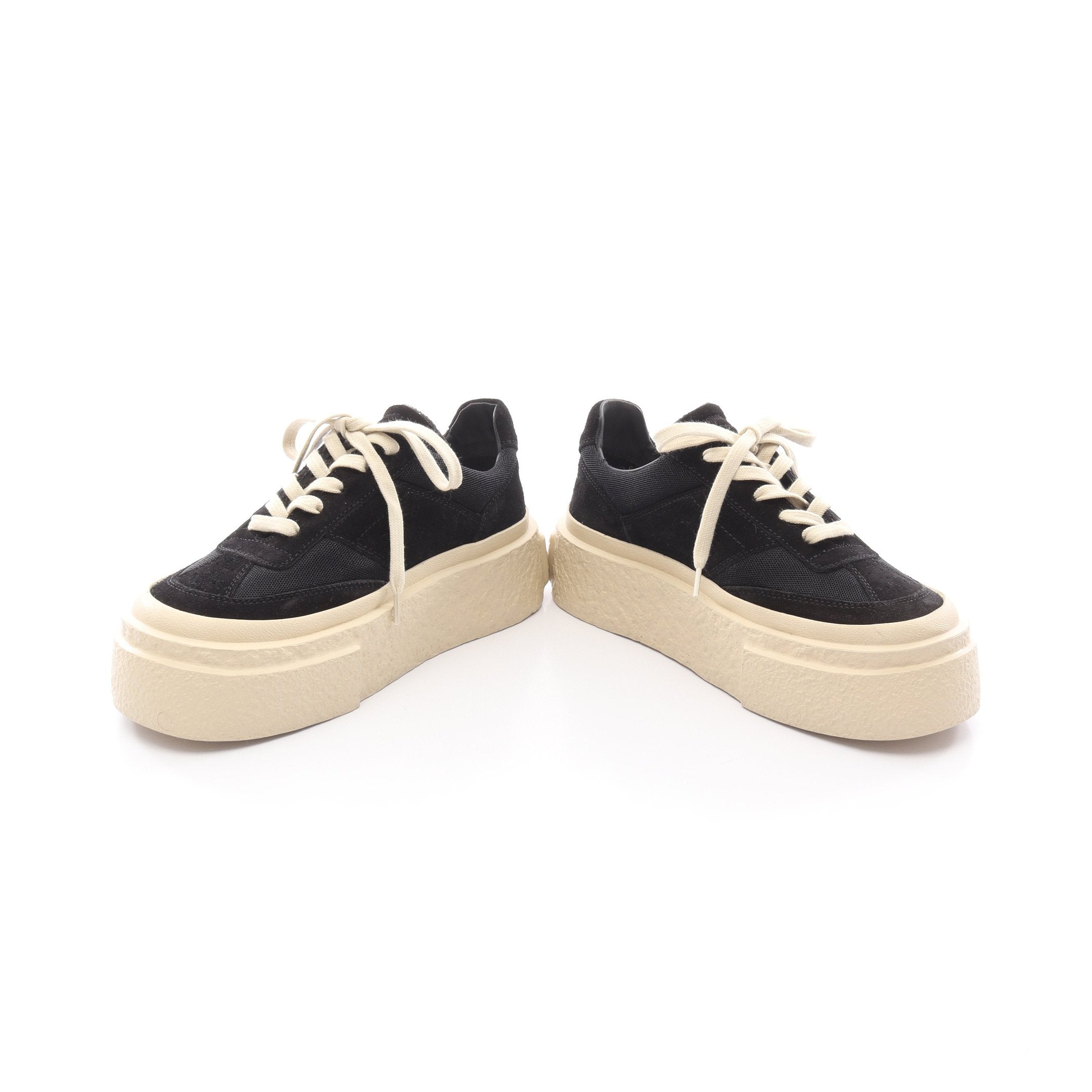 チャンキーガンベッタ スニーカー スエード ファブリック ブラック
