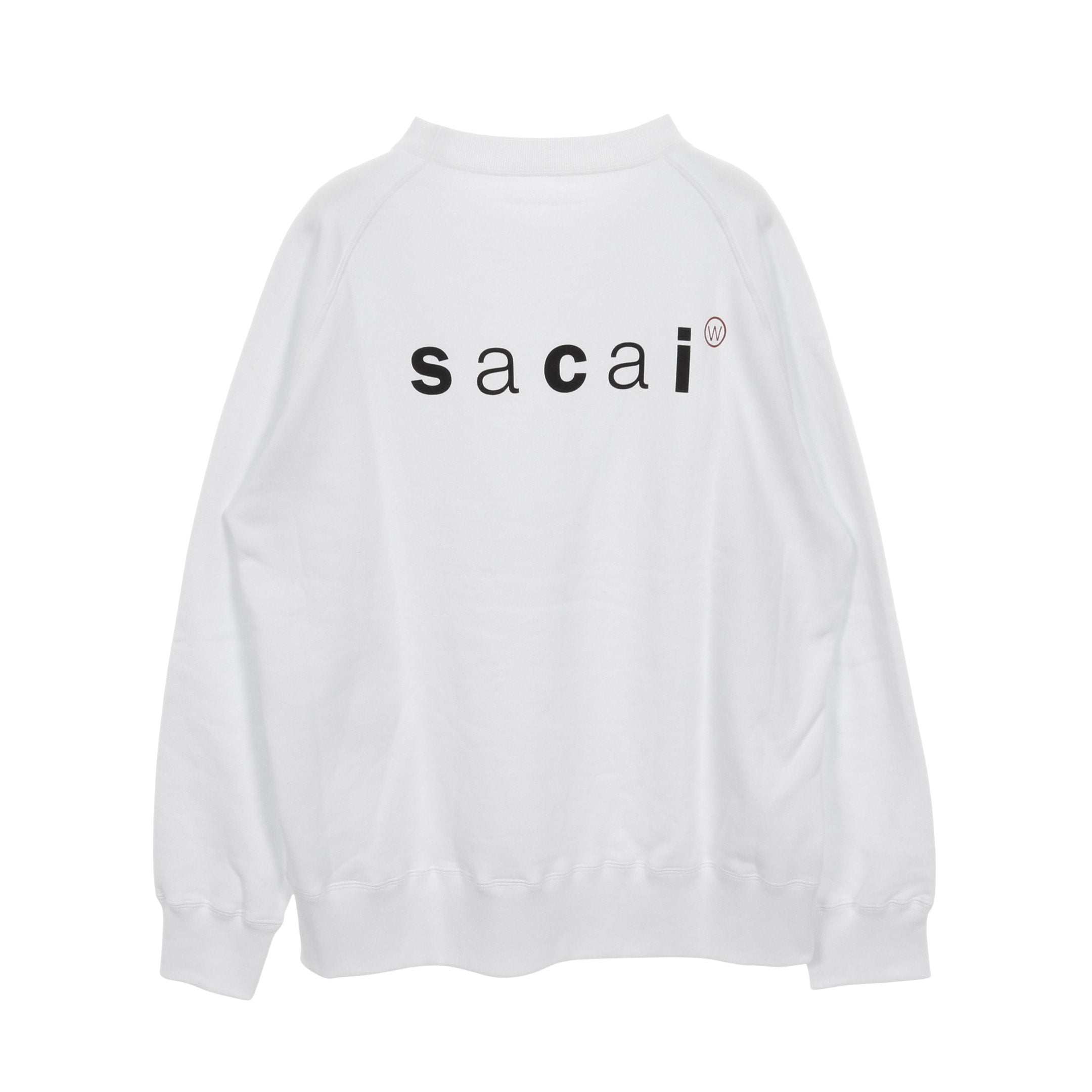 sacai × WTAPS トレーナー スウェットシャツ バックロゴ コットン