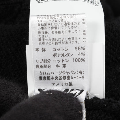 Y NOT CHパッチ ダガージップ ジップアップパーカー コットン ブラック クロムハーツ トップス Chrome Hearts