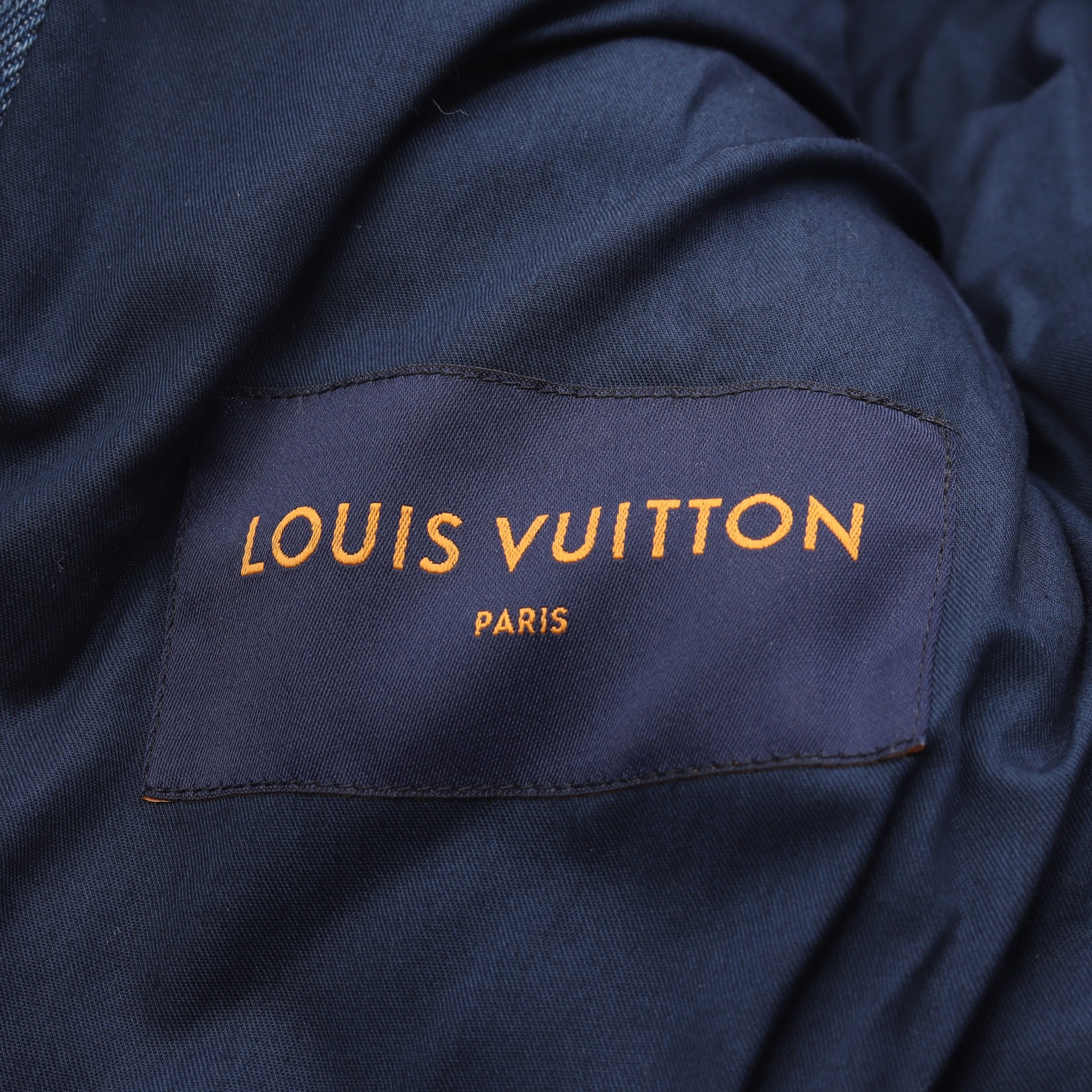 スタジャン風☆LV デニムベルベット スーベニア ジャケット (Louis 