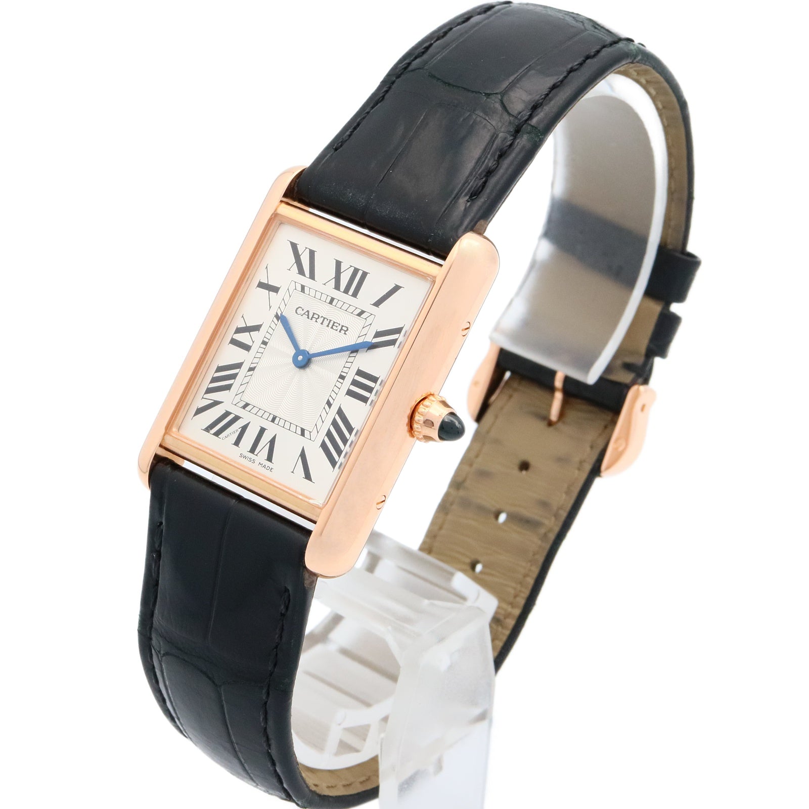 タンクルイ カルティエ LM メンズ 腕時計 手巻き K18PG（ピンク