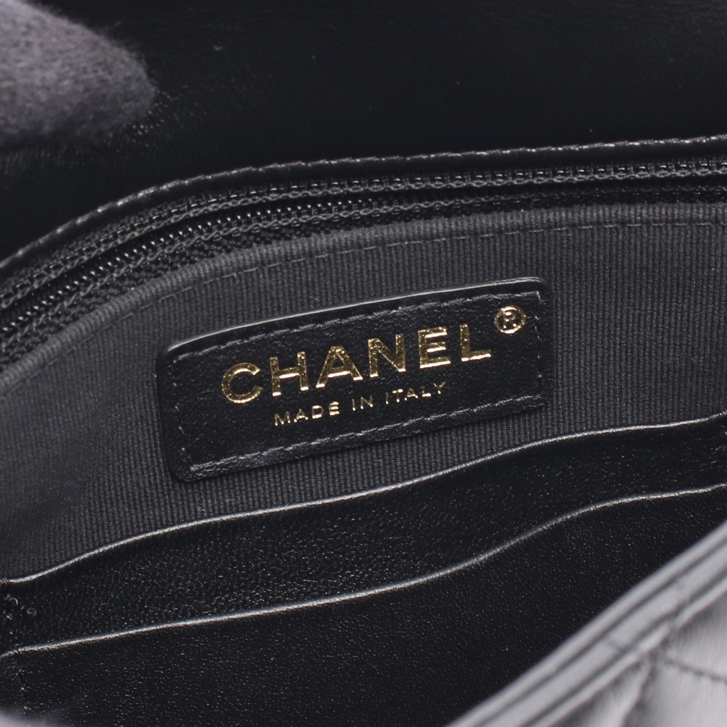 ココマーク チェーンショルダーバッグ ラムスキン ブラック ゴールド金具 シャネル バッグ CHANEL