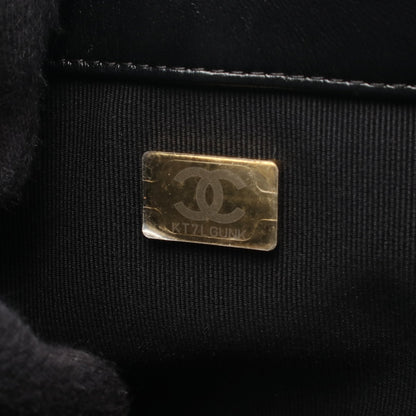 ココマーク チェーンショルダーバッグ ラムスキン ブラック ゴールド金具 シャネル バッグ CHANEL