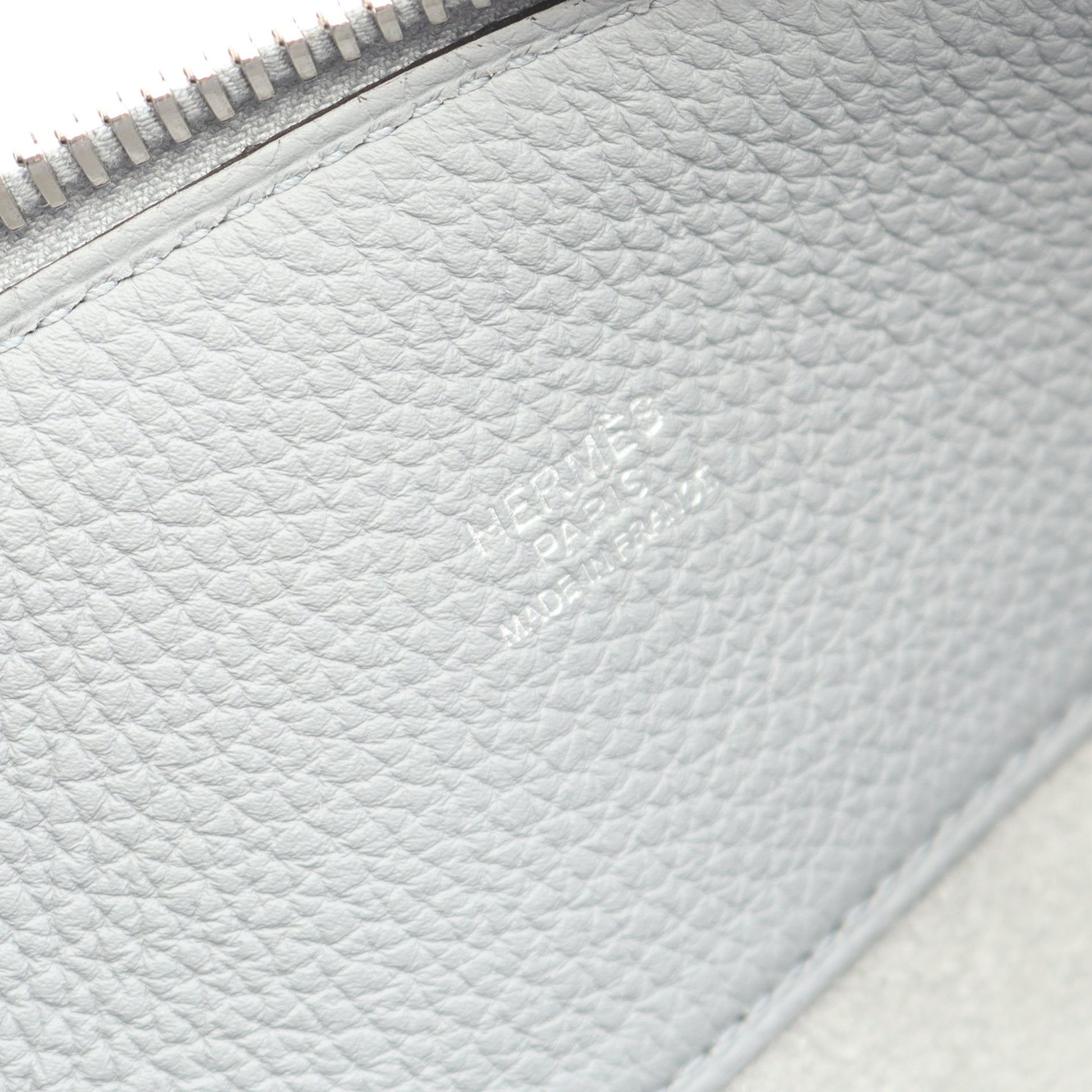 ボリード メッセンジャーバッグ グリパンタン ショルダーバッグ トゴ グレー シルバー金具 K刻印 エルメス バッグ HERMES