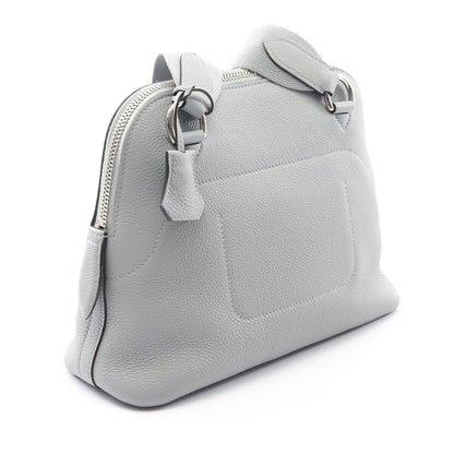 ボリード メッセンジャーバッグ グリパンタン ショルダーバッグ トゴ グレー シルバー金具 K刻印 エルメス バッグ HERMES