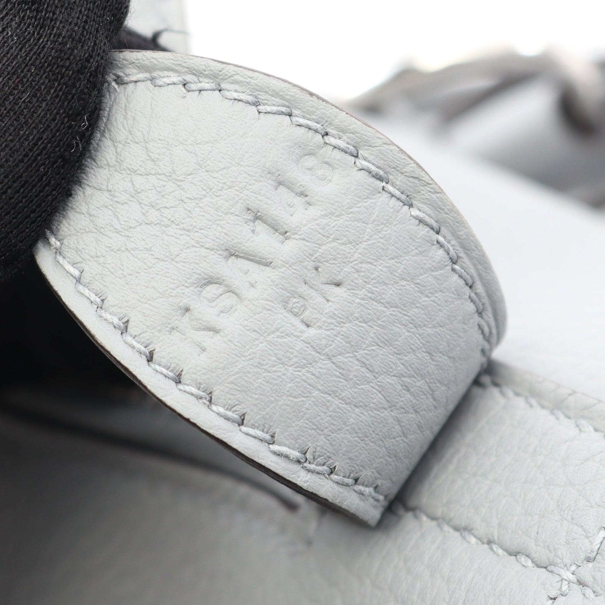 ボリード メッセンジャーバッグ グリパンタン ショルダーバッグ トゴ グレー シルバー金具 K刻印 エルメス バッグ HERMES