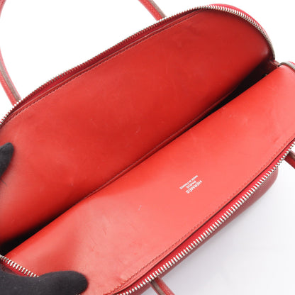 ボリード31 ルージュガランス ハンドバッグ ヴォーエプソン レッド シルバー金具 2WAY □M刻印 エルメス バッグ HERMES