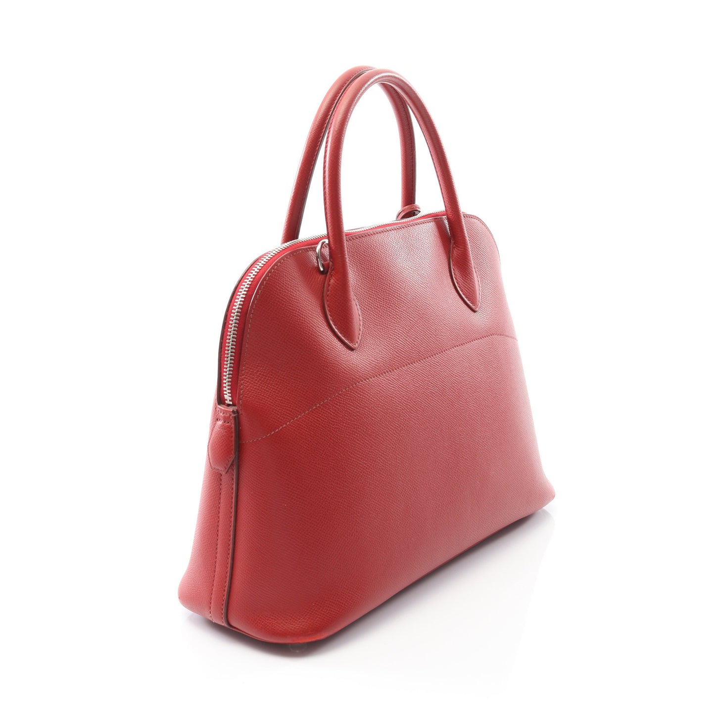 ボリード31 ルージュガランス ハンドバッグ ヴォーエプソン レッド シルバー金具 2WAY □M刻印 エルメス バッグ HERMES