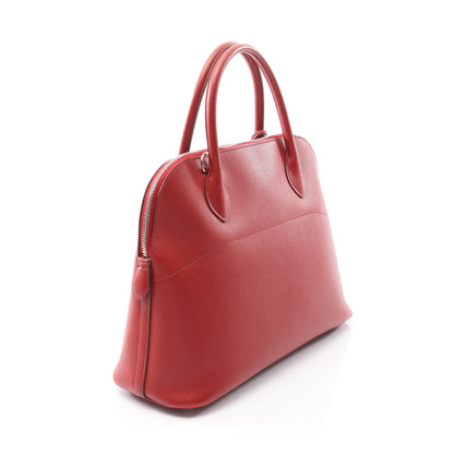 ボリード31 ルージュガランス ハンドバッグ ヴォーエプソン レッド シルバー金具 2WAY □M刻印 エルメス バッグ HERMES