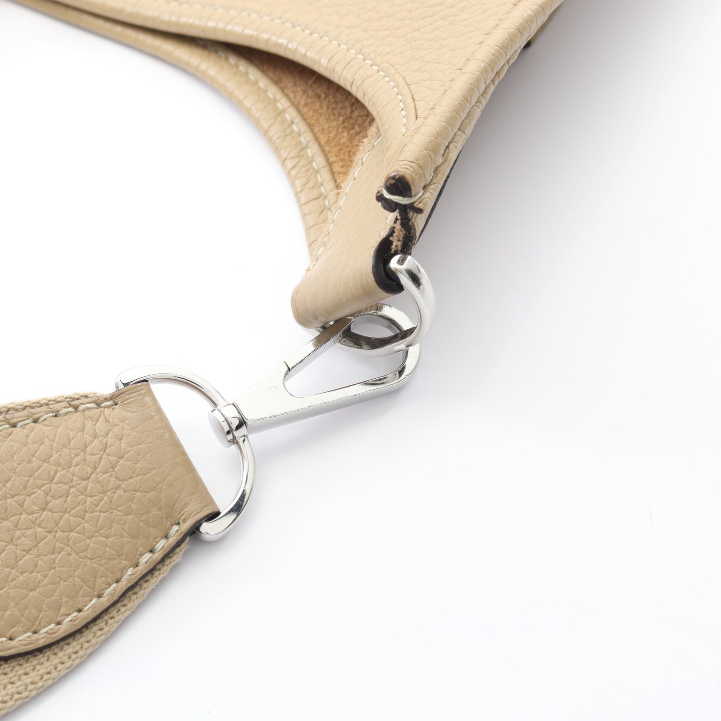 エヴリン 3 トロワ PM ショルダーバッグ トリヨンクレマンス ベージュ シルバー金具 U刻印 エルメス バッグ HERMES