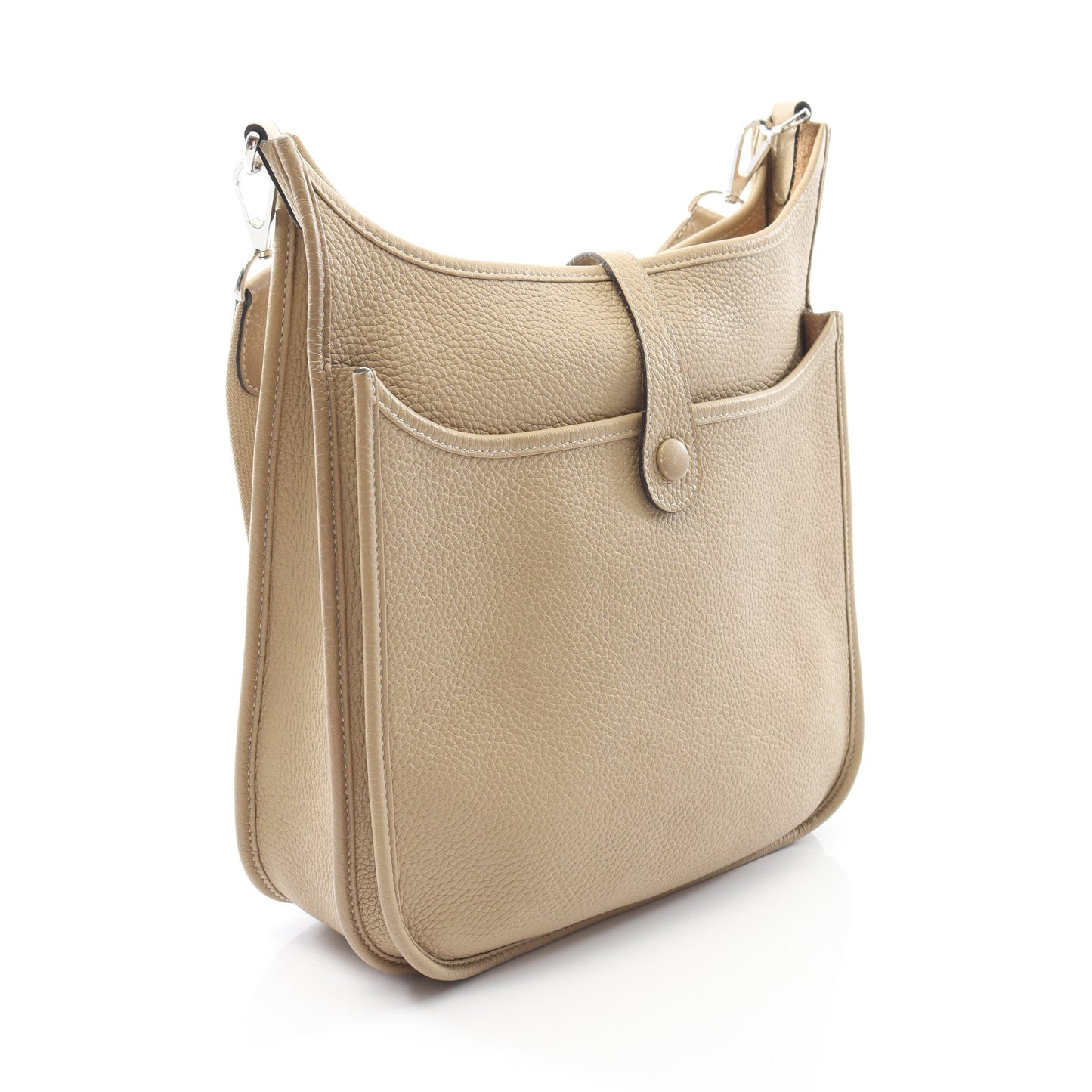 エヴリン 3 トロワ PM ショルダーバッグ トリヨンクレマンス ベージュ シルバー金具 U刻印 エルメス バッグ HERMES