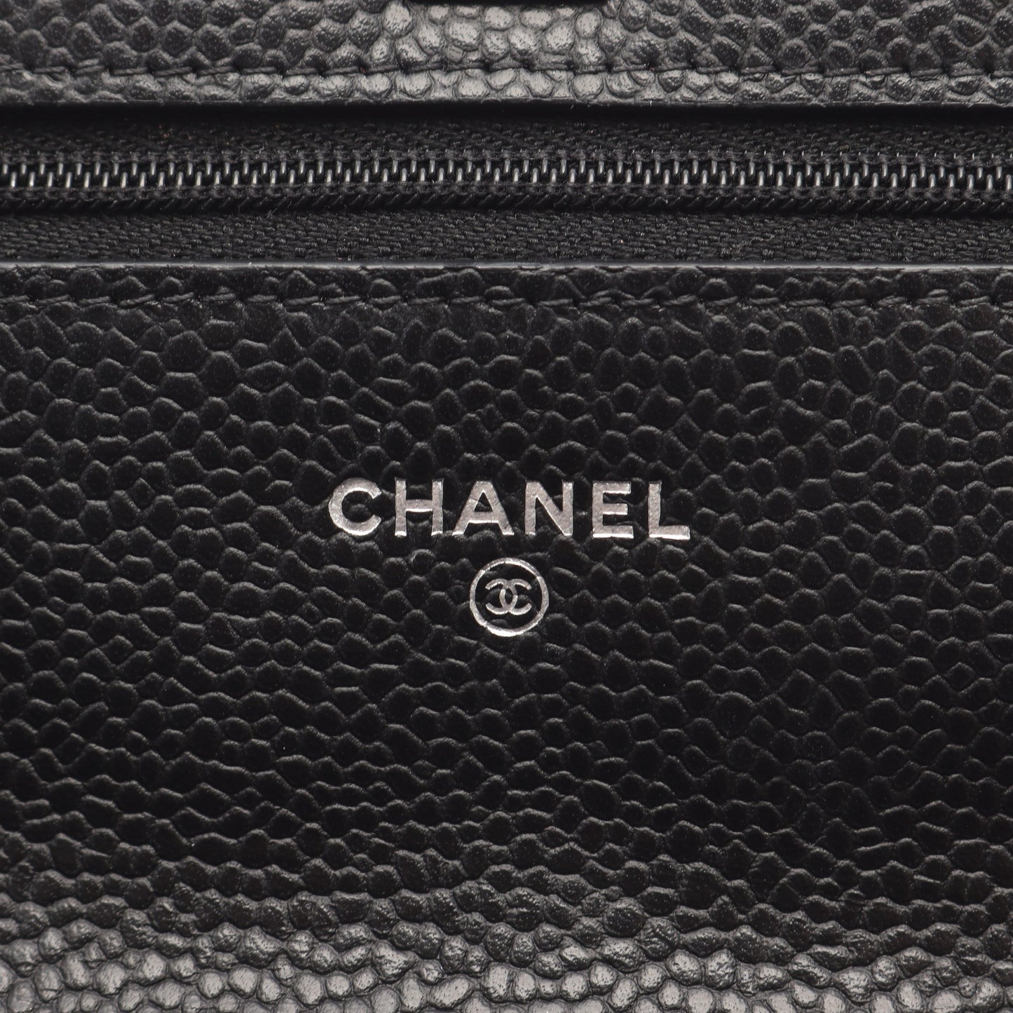 マトラッセ チェーンウォレット キャビアスキン ブラック シルバー金具 シャネル バッグ CHANEL