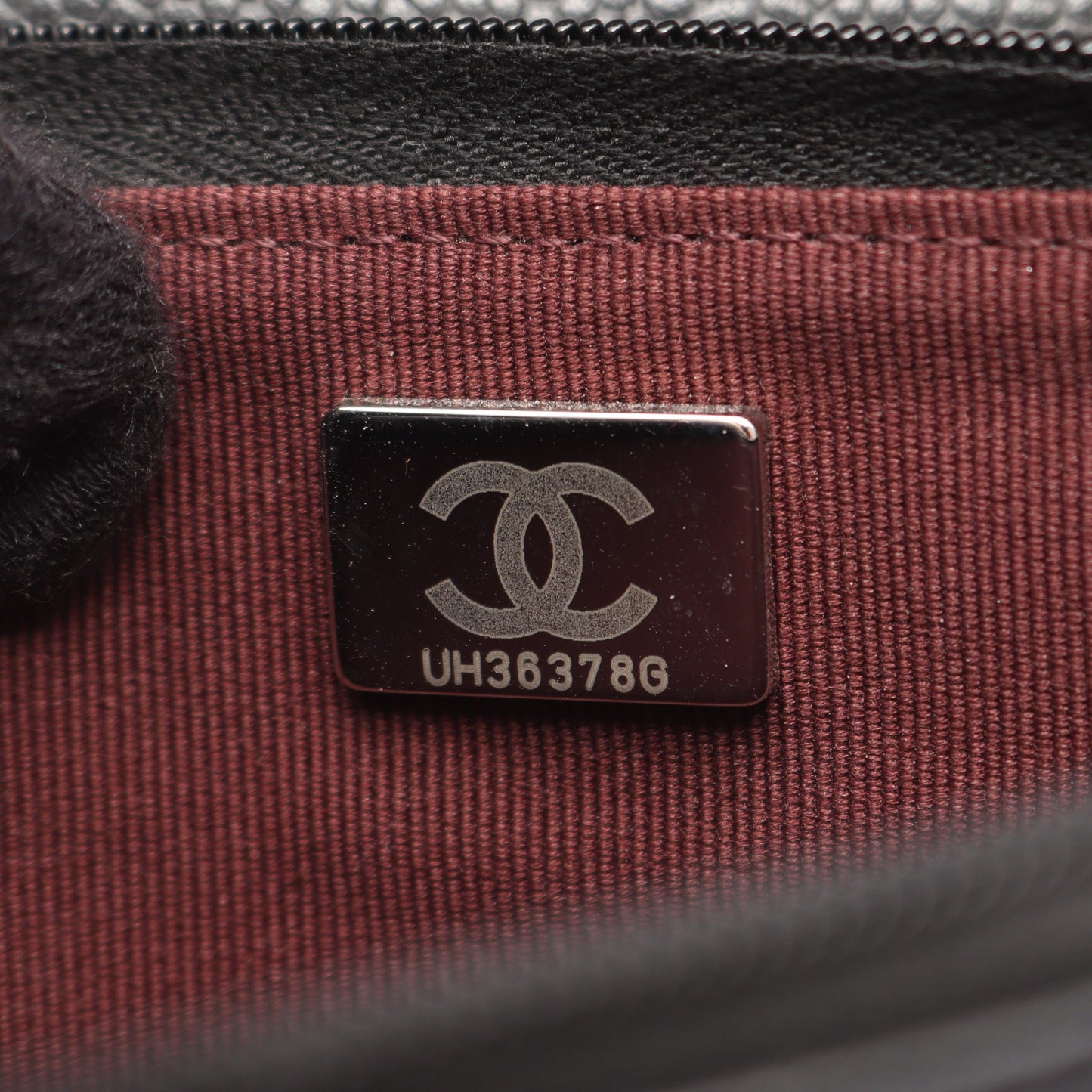 マトラッセ チェーンウォレット キャビアスキン ブラック シルバー金具 シャネル バッグ CHANEL