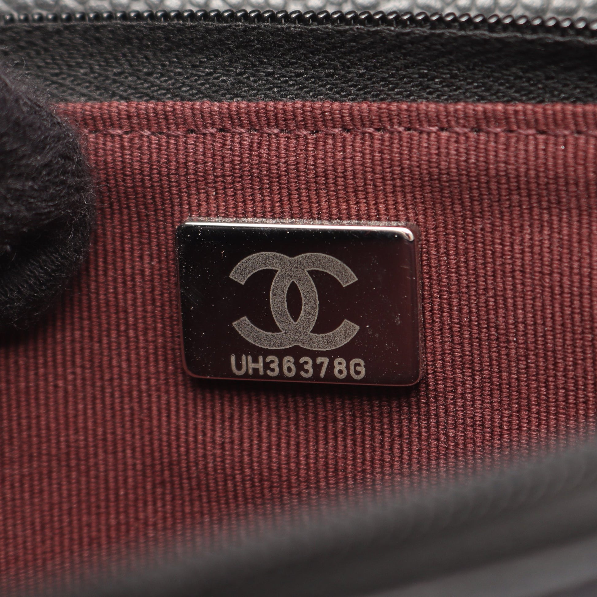マトラッセ チェーンウォレット キャビアスキン ブラック シルバー金具 シャネル バッグ CHANEL