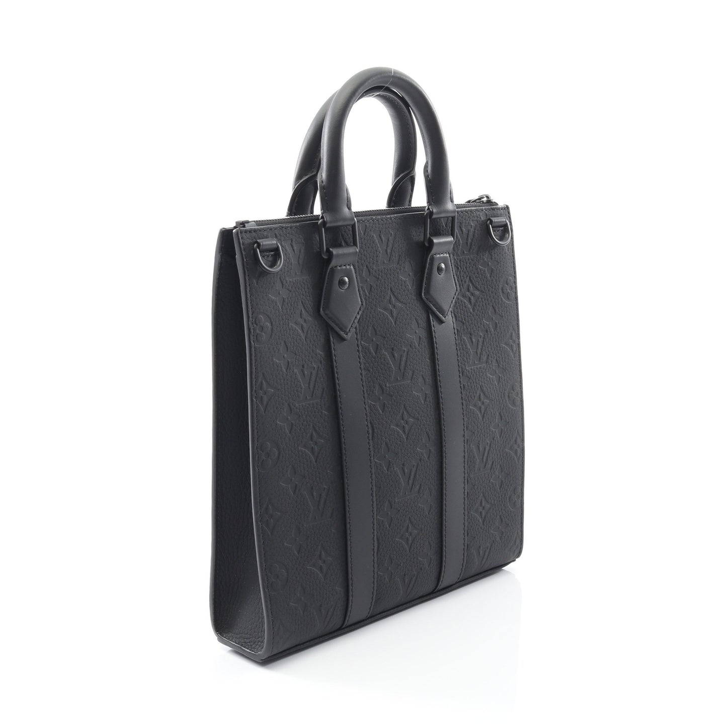 サックプラ クロス モノグラムトリヨン ハンドバッグ トートバッグ レザー ブラック 2WAY ルイヴィトン バッグ LOUIS VUITTON