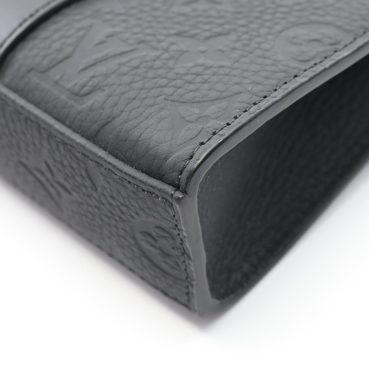 サックプラ クロス モノグラムトリヨン ハンドバッグ トートバッグ レザー ブラック 2WAY ルイヴィトン バッグ LOUIS VUITTON