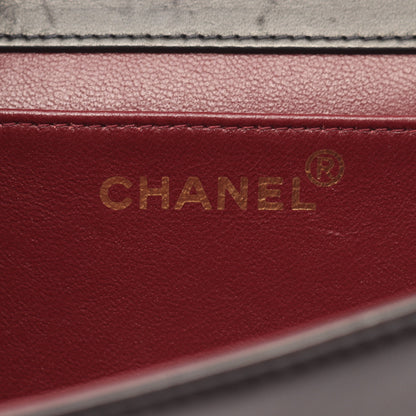 ミニマトラッセ フルフラップ チェーンショルダーバッグ ラムスキン ブラック ゴールド金具 シャネル バッグ CHANEL