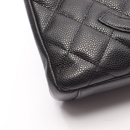 マトラッセ PST チェーンショルダーバッグ チェーントートバッグ キャビアスキン ブラック ゴールド金具 シャネル バッグ CHANEL
