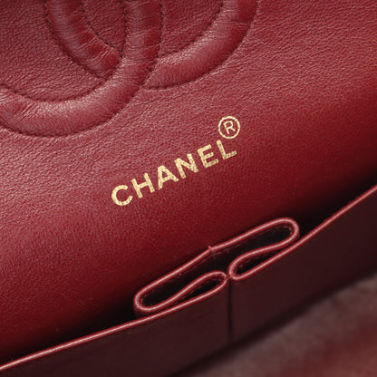 マトラッセ Wフラップ Wチェーンショルダーバッグ ラムスキン ブラック ゴールド金具 シャネル バッグ CHANEL