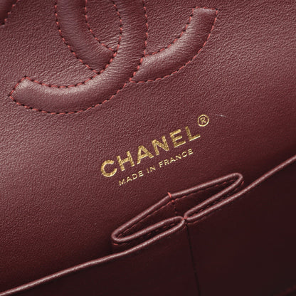 マトラッセ Wフラップ Wチェーンショルダーバッグ ラムスキン ブラック ゴールド金具 シャネル バッグ CHANEL