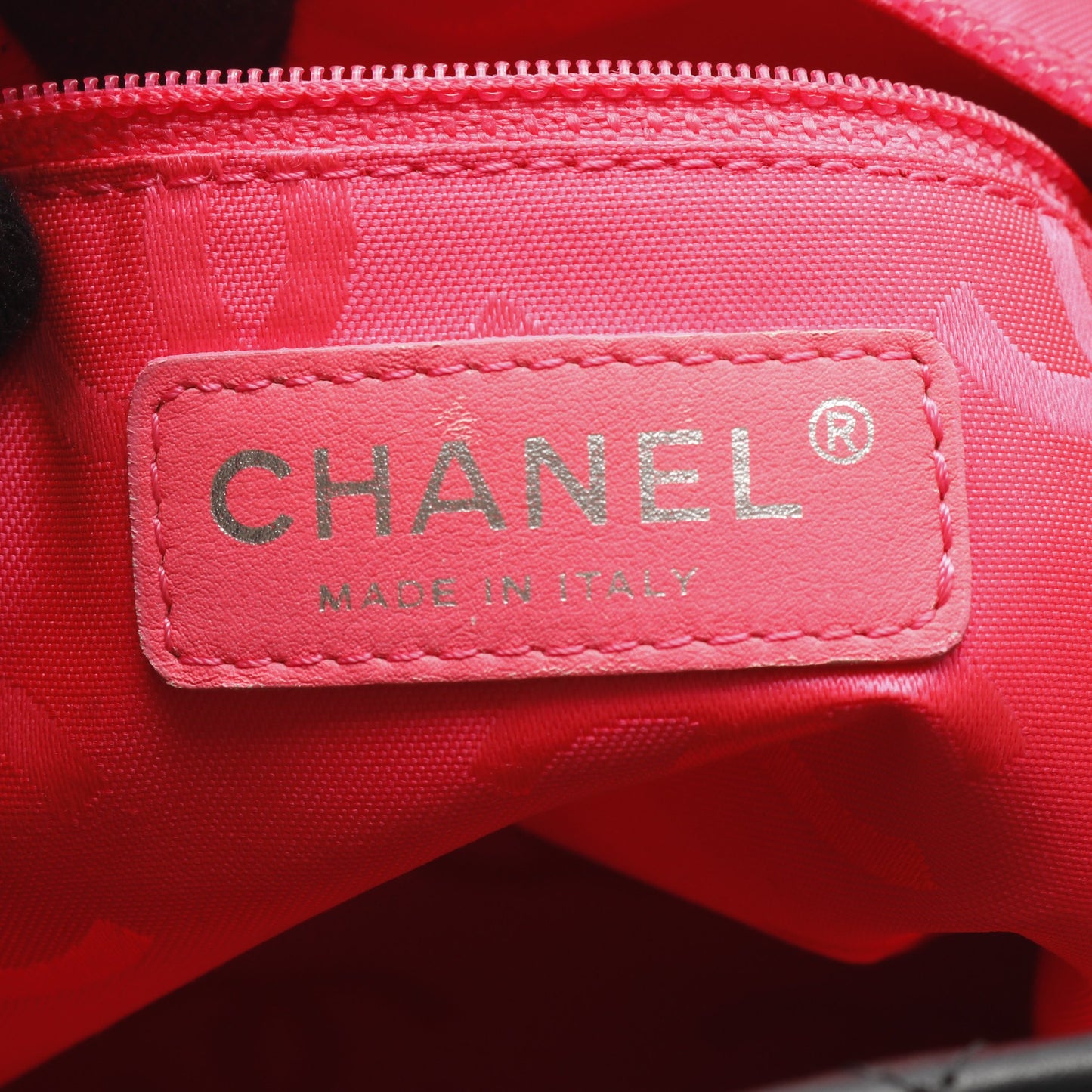 カンボンライン ミディアム ハンドバッグ トートバッグ レザー ブラック シルバー金具 シャネル バッグ CHANEL