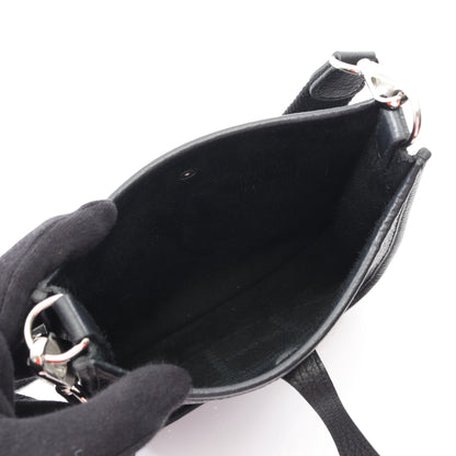 エヴリンTPM アマゾン ショルダーバッグ トリヨンクレマンス ブラック シルバー金具 W刻印 エルメス バッグ HERMES