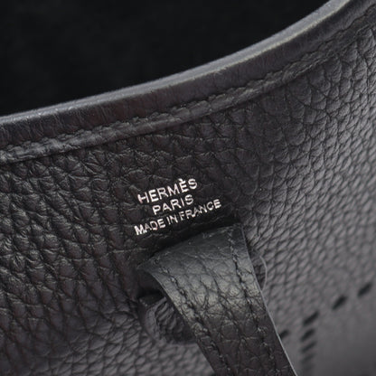 エヴリンTPM アマゾン ショルダーバッグ トリヨンクレマンス ブラック シルバー金具 W刻印 エルメス バッグ HERMES