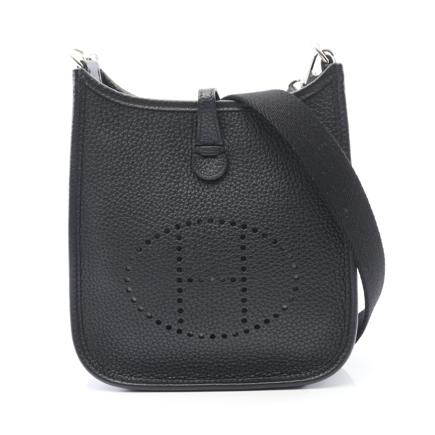 エヴリンTPM アマゾン ショルダーバッグ トリヨンクレマンス ブラック シルバー金具 W刻印 エルメス バッグ HERMES
