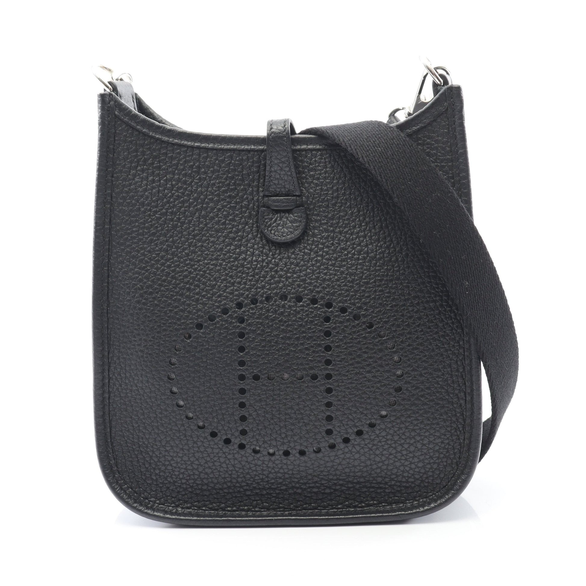 エヴリンTPM アマゾン ショルダーバッグ トリヨンクレマンス ブラック シルバー金具 W刻印 エルメス バッグ HERMES