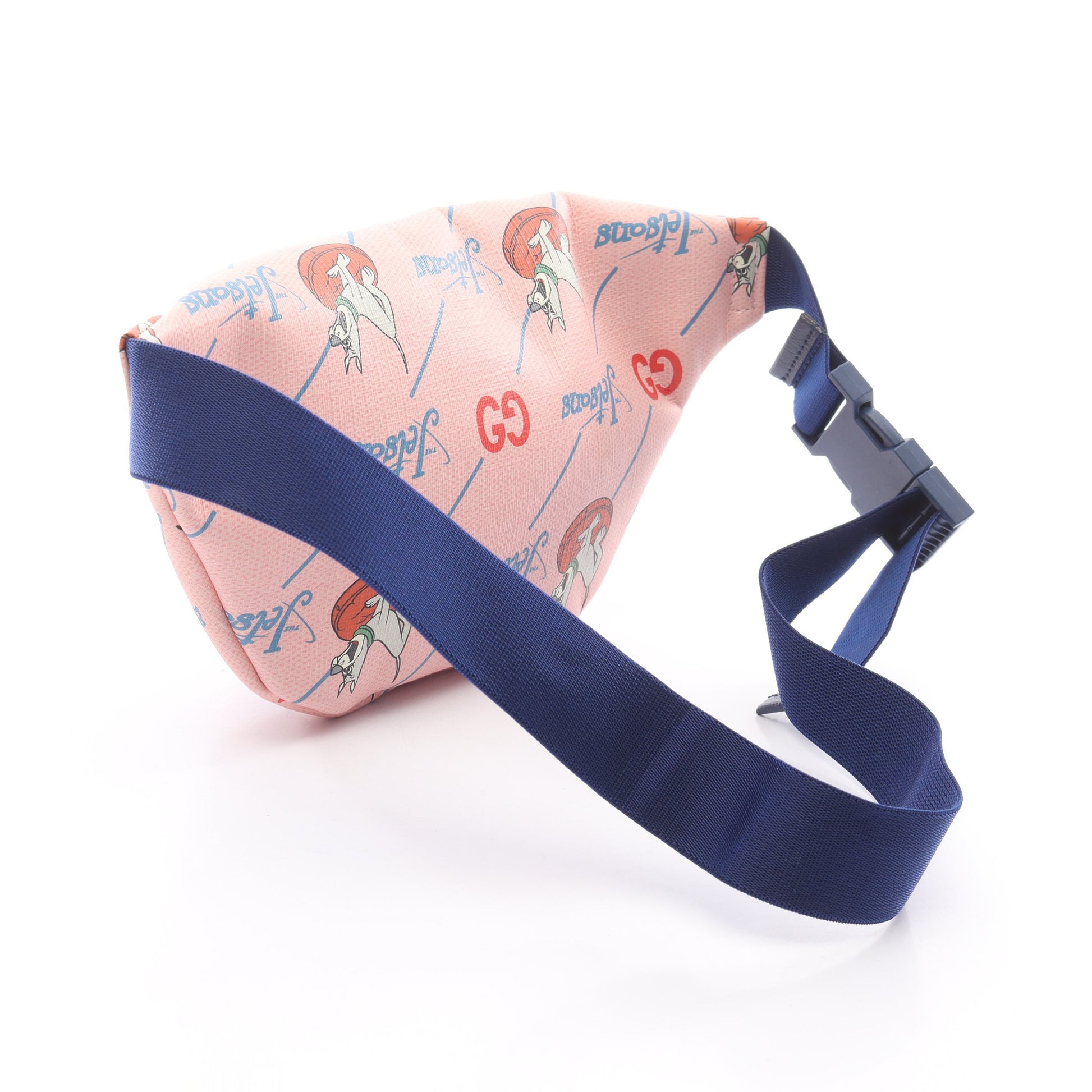 GUCCI × The Jetsons チルドレンズ ボディバッグ ウエストバッグ PVC コーラルピンク マルチカラー キッズ グッチ バッグ GUCCI