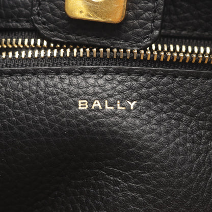 BAR KEEP ON XS ハンドバッグ トートバッグ キャンバス レザー ブラウン ブラック 2WAY バリー バッグ BALLY