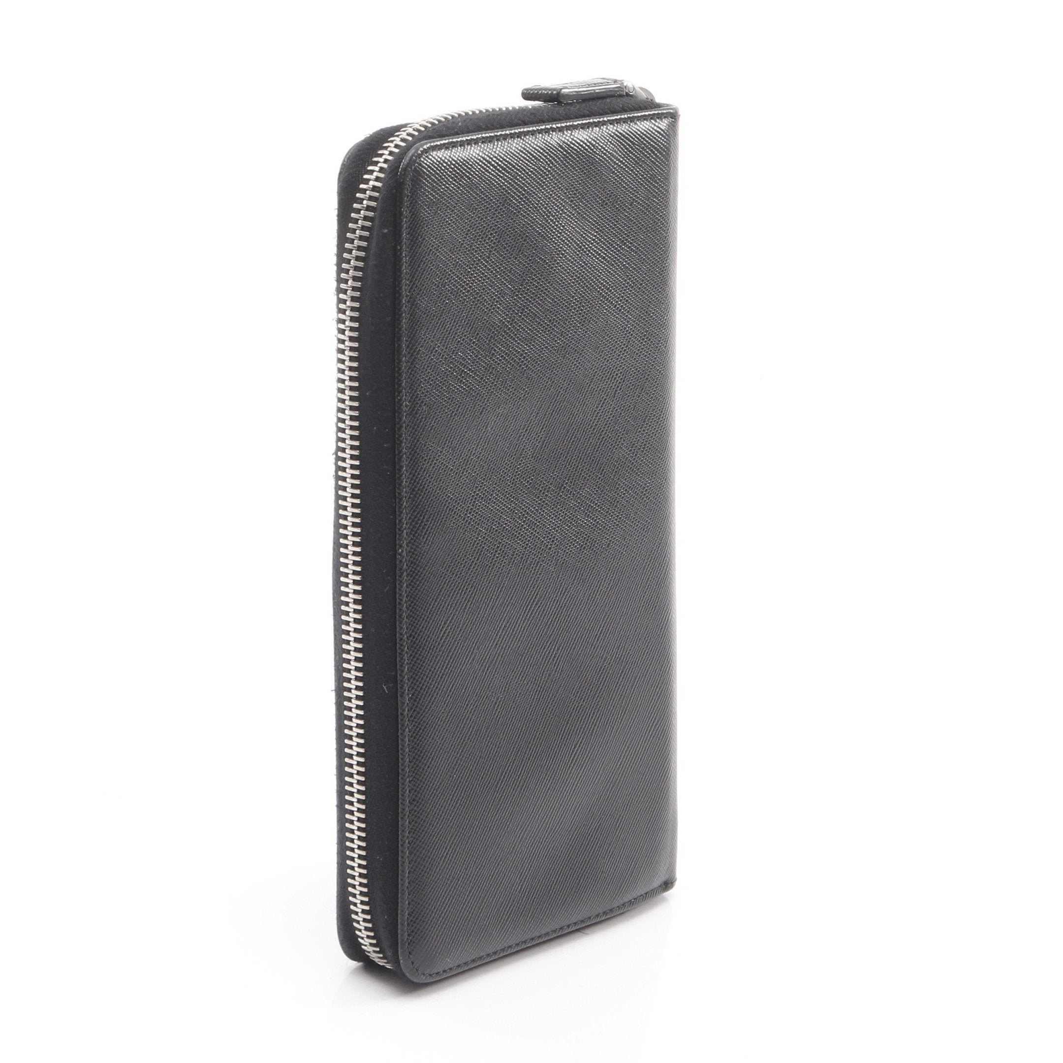 極美✨プラダ 長財布 ラウンドファスナー サフィアーノレザー ロゴ金具 極美✨プラダ 長財布 ラウンドファスナー サフィアーノレザー