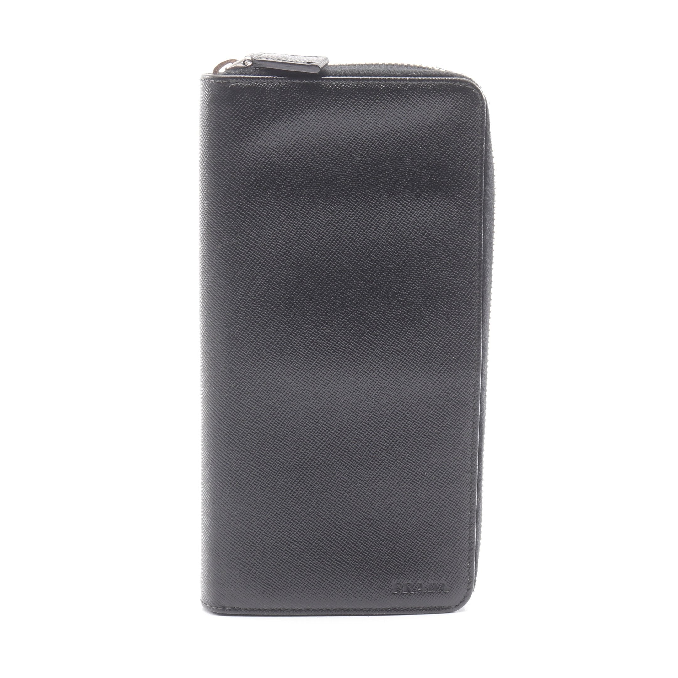 極美✨プラダ 長財布 ラウンドファスナー サフィアーノレザー ロゴ金具 極美✨プラダ 長財布 ラウンドファスナー サフィアーノレザー