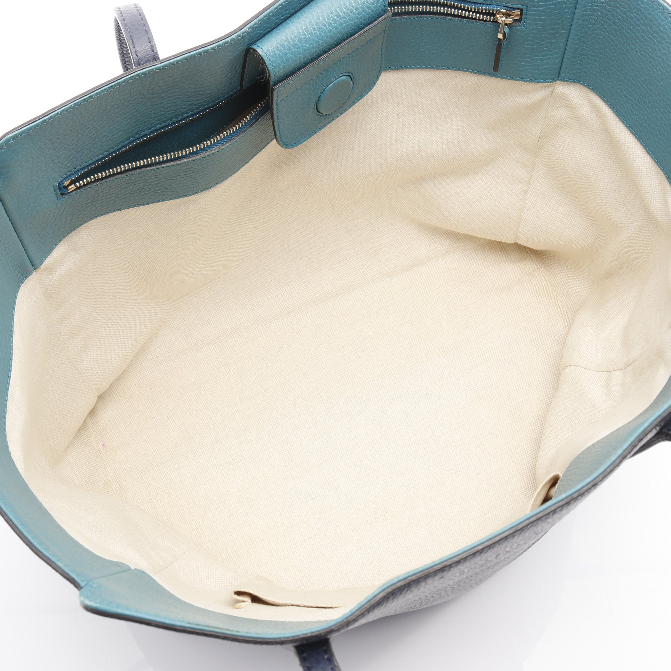 スウィング ショルダーバッグ トートバッグ レザー ダークブルー