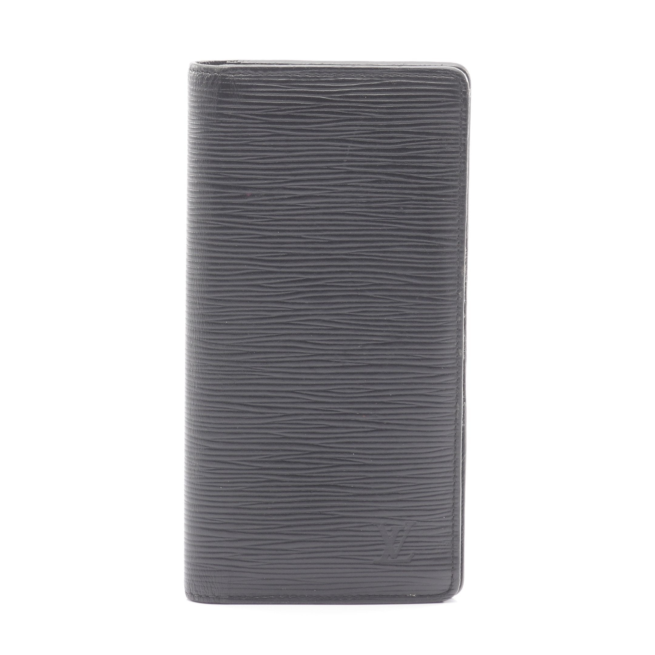 ポルトフォイユ ブラザ エピ ノワール 二つ折り長財布 レザー