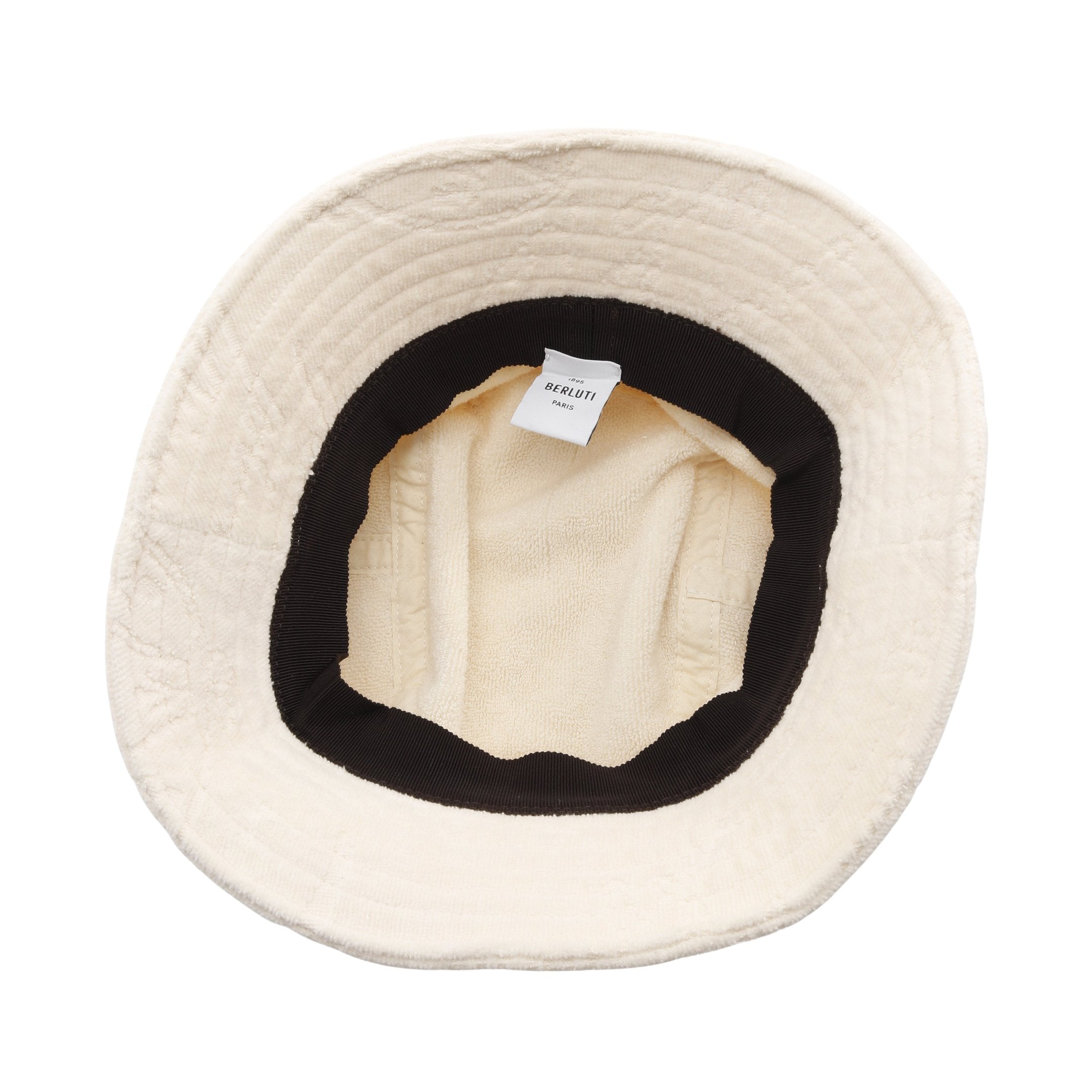 スクリット バケット ハット コーデュロイ アイボリー ベルルッティ