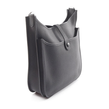 エヴリン 3 トロワ PM ショルダーバッグ トリヨンクレマンス ブラック シルバー金具 K刻印 エルメス バッグ HERMES