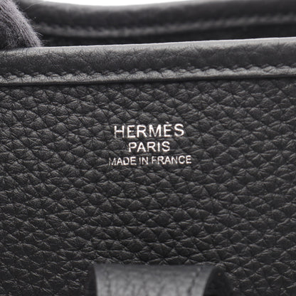 エヴリン 3 トロワ PM ショルダーバッグ トリヨンクレマンス ブラック シルバー金具 K刻印 エルメス バッグ HERMES