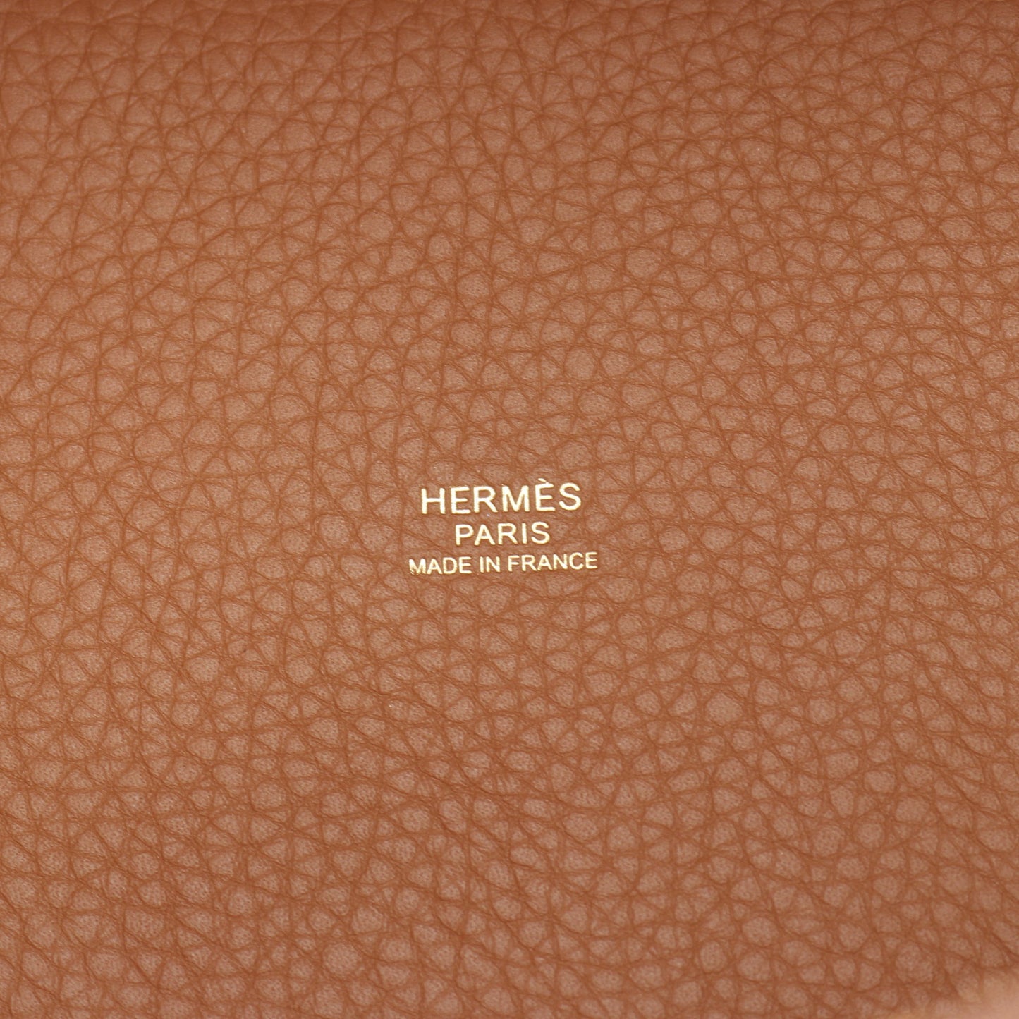 ピコタンロックPM ゴールド ハンドバッグ トリヨンクレマンス ライトブラウン ゴールド金具 K刻印 エルメス バッグ HERMES