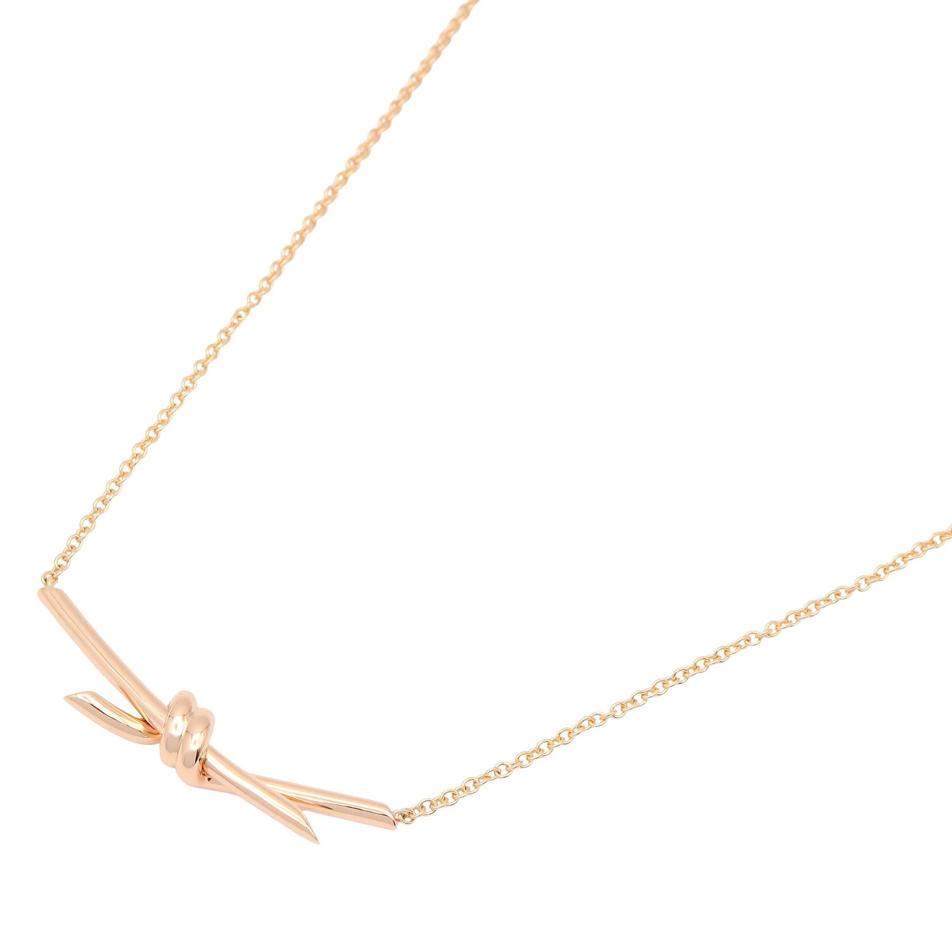 ノット ネックレス ネックレス K18PG ゴールド ピンクゴールド アクセサリー TIFFANY & Co.