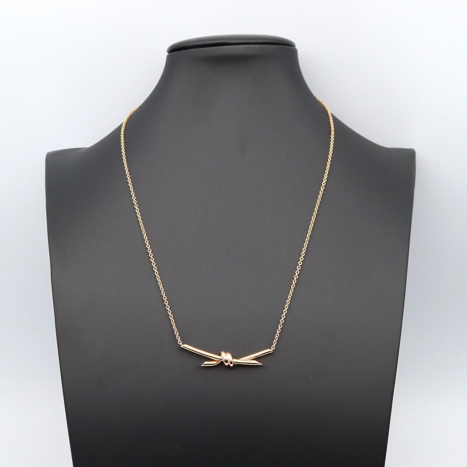 ノット ネックレス ネックレス K18PG ゴールド ピンクゴールド アクセサリー TIFFANY & Co.