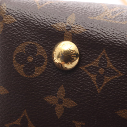 キャリーオール NM PM モノグラム ショルダーバッグ PVC レザー ブラウン ルイヴィトン バッグ LOUIS VUITTON