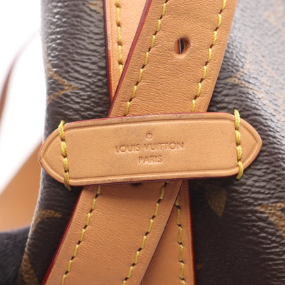 キャリーオール NM PM モノグラム ショルダーバッグ PVC レザー ブラウン ルイヴィトン バッグ LOUIS VUITTON