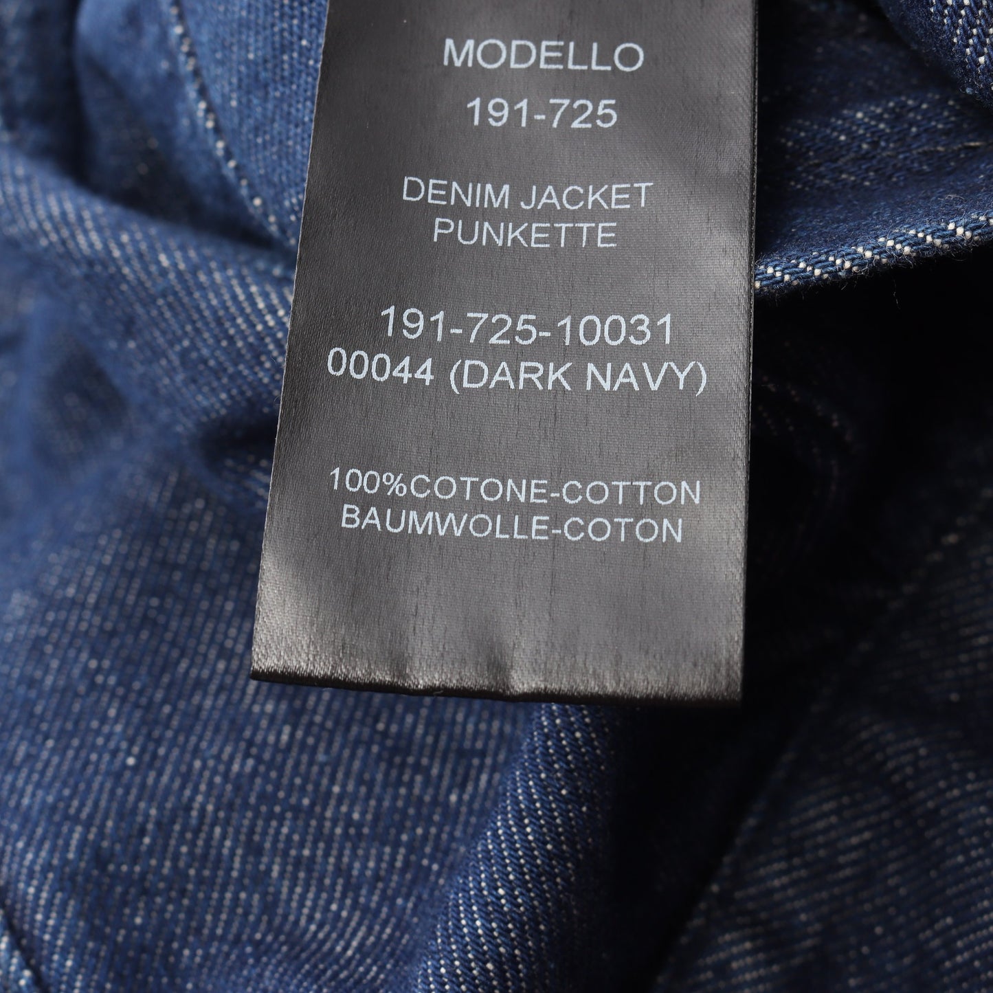 Denim Jacket Punkette デニムジャケット コットン インディゴブルー ラフシモンズ アウター RAF SIMONS