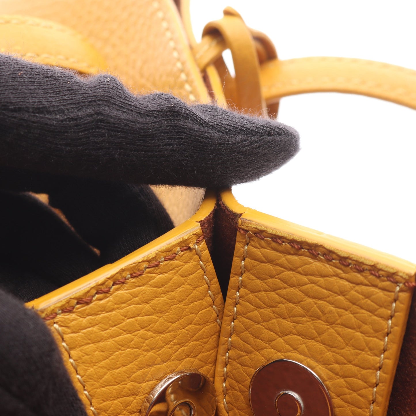 JOY ジョイ ショルダーバッグ トートバッグ レザー イエロー トッズ バッグ TOD'S