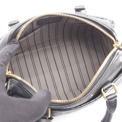 スピーディ バンドリエール20 モノグラムアンプラント ノワール ハンドバッグ レザー ブラック 2WAY ルイヴィトン バッグ LOUIS VUITTON